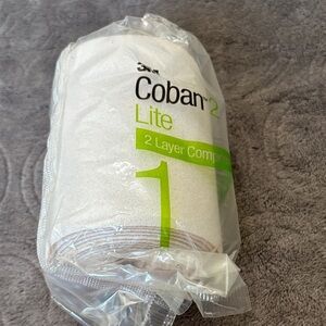 $5 when added to bundle of 3 3M Coban Lite 2 Layer Compression Bandage White
